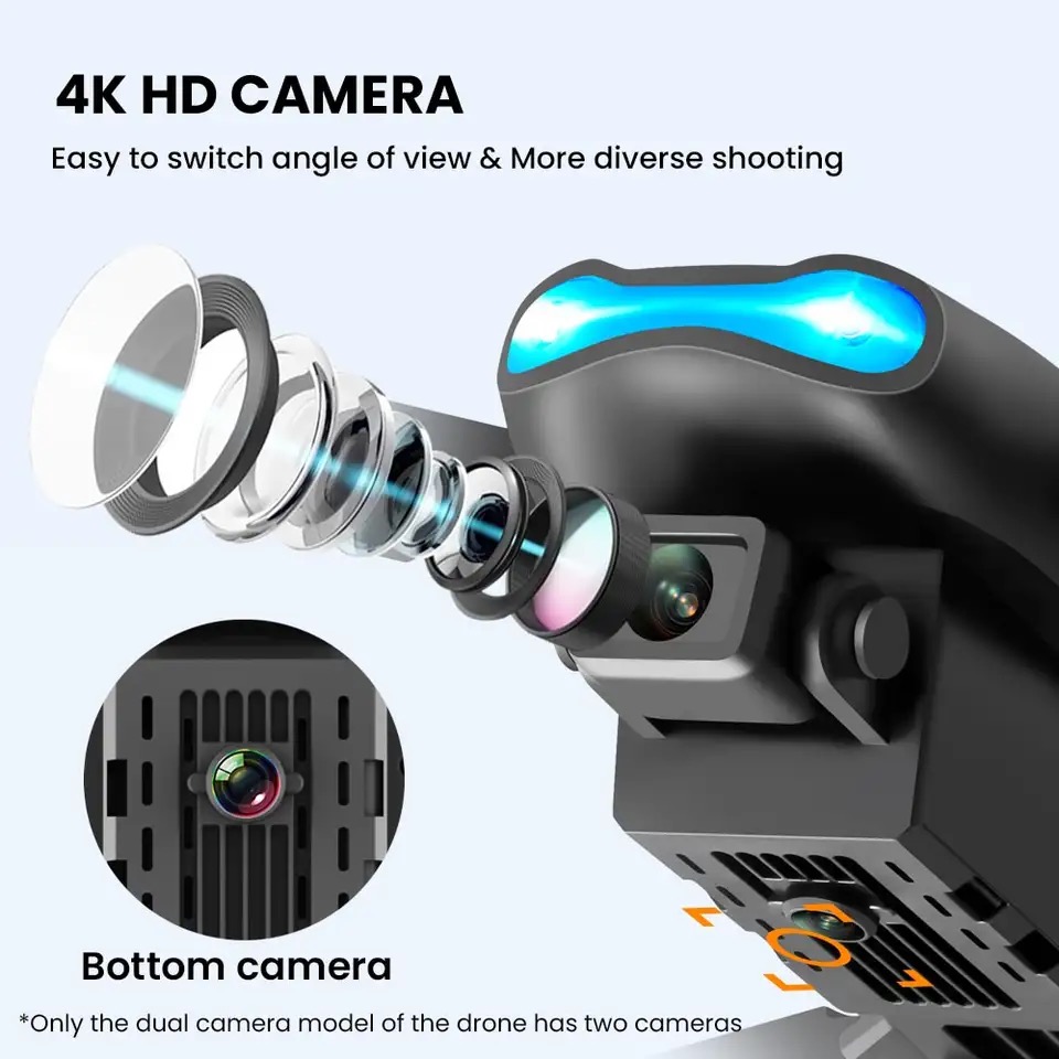 New Mini drone E99 4K WIFI HD  - Drone Kit Tricopter review and price